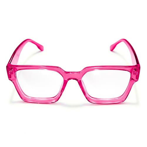 Image of livho Oversized Eyewear Frame for Woman and Men - Rectangle Fashion Glasses for Computer, Chic Preppy Frame