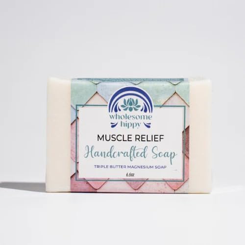 Wholesome Hippy Magnesium Soap, Handmade Small Batch Botanical Bar