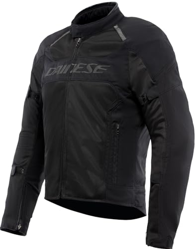 Dainese - Air Frame 3 Tex Jacket, Sommer-Motorradjacke mit herausnehmbarem, winddichtem Innenfutter, Mann, Schwarz/Schwarz/Schwarz, 50