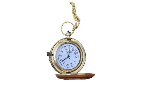 Shiny Brass Pocket Watch Handmade Design Royal Navy Look Working Pocket Watch Free Send Timer Key Chan-image-23