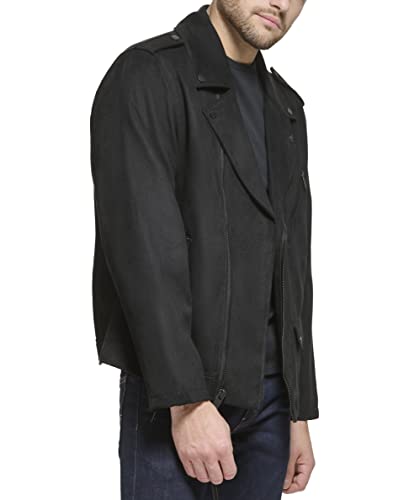DKNY Men's Modern Motorcycle Jacket3
