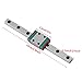 Yosoo Linear Slide Rail, Portable 3.9inch Linear Rail Guide, for CNC Machine DIY Industrial Tools 3D Printer