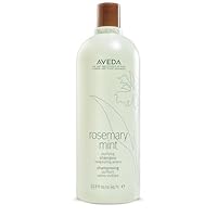Aveda Rosemary Mint Purifying Shampoo | Clarifying Shampoo | Adds Shine | for Normal to Oily Hair, Fine to Medium Hair Types | 97% Naturally Derived*, 1000ml