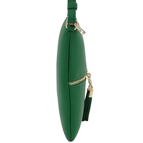 Image of DELUXITY Lightweight Medium Crossbody Bag with Tassel | Lightweight