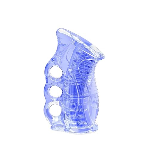 Male Full-Body Relaxation Massage Tool - Made of Silicone, Designed for Body Comfort and Mental Relaxation, Helps Develop Healthy Rest Habits, and is Easy to Clean.(FJB49-BL-box)