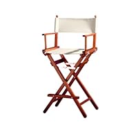 ZStyle regisseurstoel, inklapbaar, licht, draagbaar, director make-up hotel, restaurant, huis, veranda, bar, make-up, beukenhout, hoge stof, make-up, witte schacht - bordeauxdoek