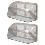 IWOWHERO 2-teiliges Wetterfestes Elektroabdeckungsset: Klappbare Außensteckdosenabdeckung – Steckdosenabdeckung für Den Gebrauch – Sonnenschutz für Steckdosen in Garagen Und an Außenwänden