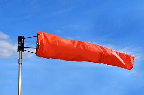 8" X 36" Orange Replacement Windsock 100% USA Made
