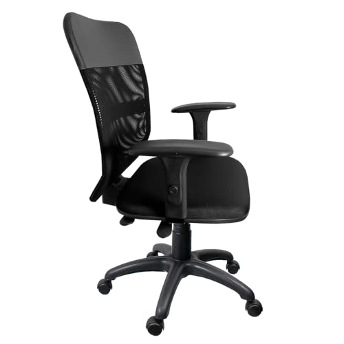 Cadeira Tela Executiva Ergonômica NR17 Com Braço Regulável Preta - ULTRA Móveis