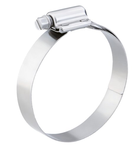 Breeze Hi-Torque Liner Stainless Steel Hose Clamp, Worm-Drive, SAE Size 212, 1-1/4" to 2-1/8" Diameter Range, 5/8" Band Width (Pack of 10)