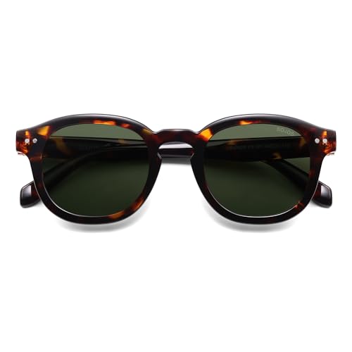 Image of SOJOS Retro Vintage Polarized Sunglasses for Women Men, Classic Square Panto Shades SJ2626