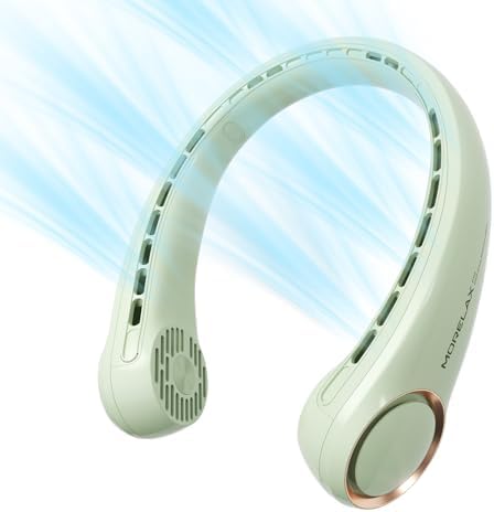 Jancane Portable Neck Fan, USB Rechargeable Personal Fan, 3 Speed...