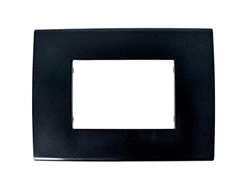 Placca Plastica Da 3 Moduli / Posti Per Scatola 503