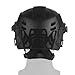 Tactical Helmet Team Wendy 3.0 Airsoft Paintball Training Head Protector with Liner Pad Chin Strap(Black)
