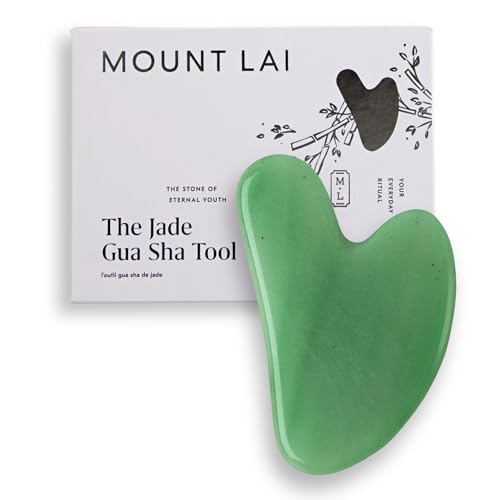 Mount Lai Jade Gua Sha Facial Tool – The Stone of Eternal Youth –...