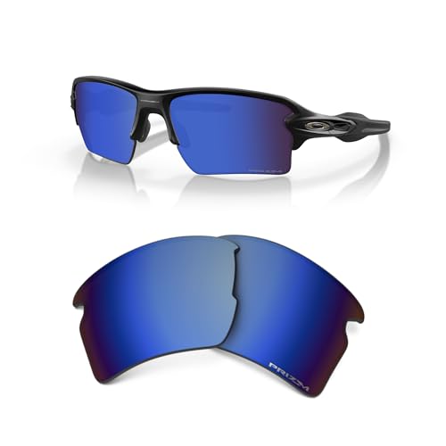 OAKLEY Authentic Flak 2.0 XL OO9188 00004859 PRIZM Deep Water Polarized REPLACEMENT Lenses+ Bundle Microfiber Pouch -FRAMES NOT INCLUDED
