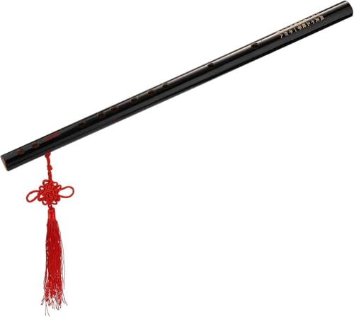 livre Mtlavishness bambou flûte exquise à la main légère avec une gravure de poésie fine pour la pratique et l'ensemble des débutants dans les performances de musique chinoise Black F