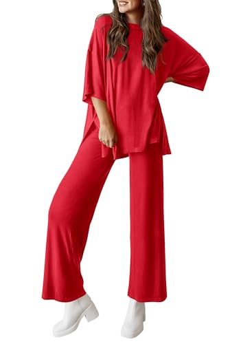 PRETTYGARDEN Two Piece Sets For Women Summer Fashion Lounge Matching Set 2025 Travel Vacation Airport Outfits Clothing