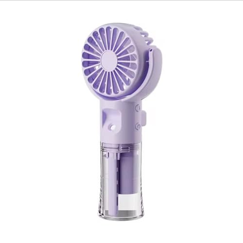 Portable Handheld Mini Fan with Water Mist Spray | USB Rechargeab...