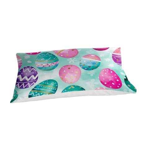 Parure de lit œuf coloré avec housse de couette 135x200 et taie en microfibre - 7