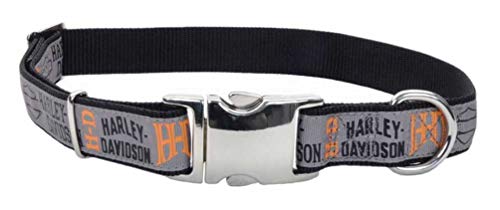 Harley-Davidson 1 in. Adjustable Ribbon Pet Collar - Large 26 in. H6971HHLG26