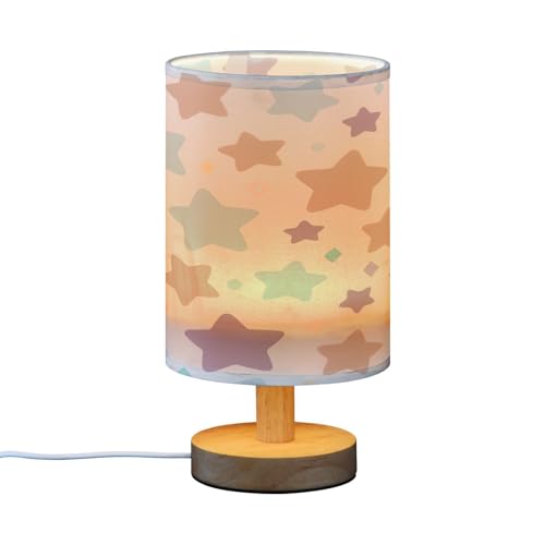 Lampara de mesa infantil con estrellas coloridas miniatura 2