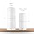 Boroux Compact Gravity-Fed Countertop Stainless Steel Water Filter System | 1.8 Gallons with 2 Authentic Black Foundation. Filters | Matte White