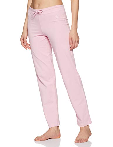 Image of Macrowoman Women's Cotton Stretch Lounge Pant (MW3102 Pink L)