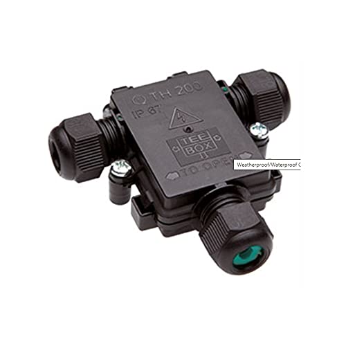 Hylec IP67 TeeBox 3 Way Cable Connector