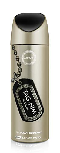 Pack Of 3 Assorted Armaf Perfume Body Spray Alcohol Free 6.6 Oz Tres Nuit / Blue Homme /Tag Him For Men #TOP3