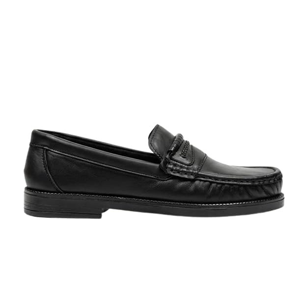 Zapatos Mocasines Hombre Cuero y Nobuck: Estilo Castellano de Vestir sin Borlas. Suela Dura Resistente y Acabado Brillante o Mate. Ideal Traje Boda y Uso Diario. Diseño Italiano Clásico y Moderno
