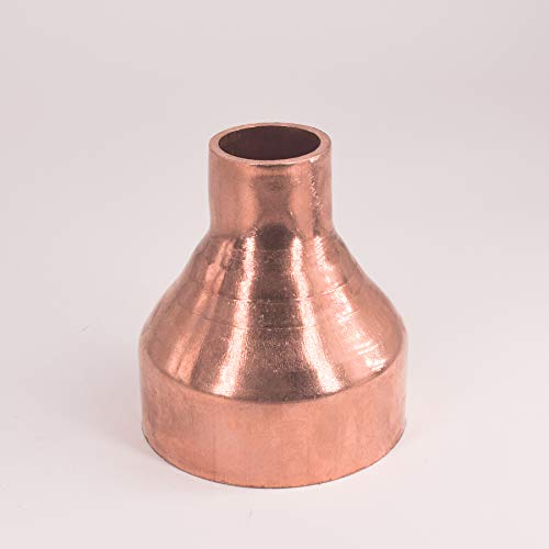 67 76 80mm To 22 28.6 32 35 38 42 54mm ID 99.9% Copper End Feed Solder Reducer Reducing Fitting Coupler For Air Condition(108mmx42mm)