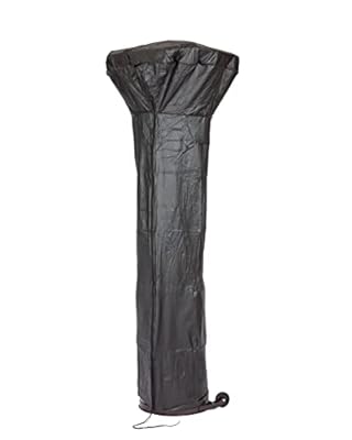 Fire Sense 02129 Vinyl Cover Full Length Outdoor For Fire Sense LPG Patio Heaters Reflectors Heavy Duty 10 Gauge Felt Lined Waterproof Weather Resistant With Zipper 31"-33" Round Reflectors