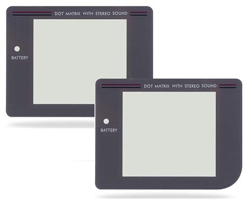 Link-e : 2 X Pantalla de Repuesto Compatible con la Consola Nintendo Game Boy Original