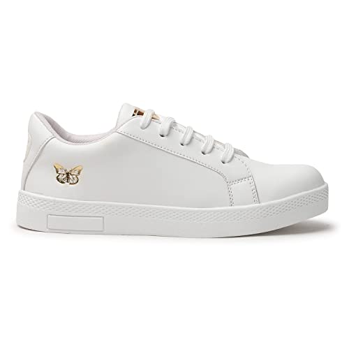 Image of Longwalk Round White Sneakers for Women