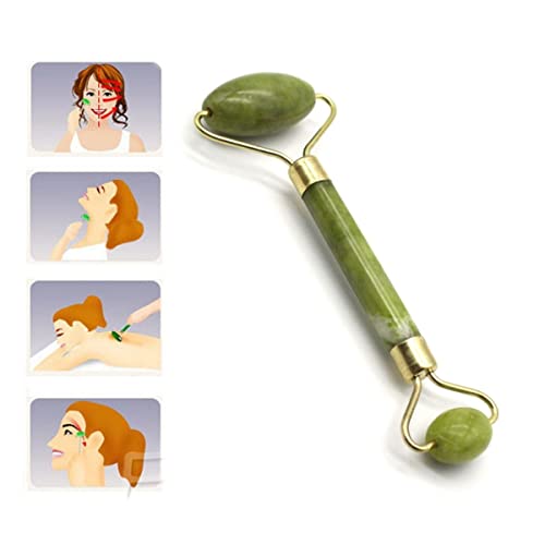 Rolo Massageador Facial Pedra De Jade Facial Roller…