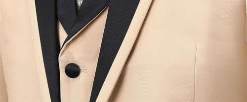 Men 3-Piece Slim Fit Suit Wedding Groom Groomsmen Shawl Lapel Blazer Vest Pants Formal Set2