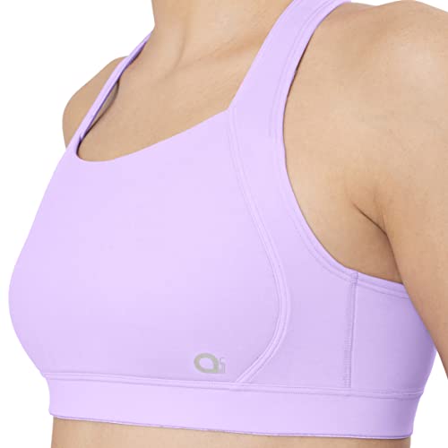Image of Amante Solid Padded Non-Wired Full Coverage Sports Bra