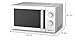 microondas en color acero inoxidable de 20L y 700W y 5-6 niveles de potencia Sin Imagen de microondas en color acero inoxidable de 20L y 700W y 5-6 niveles de potencia Sin