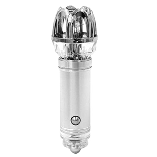 12V Car Air Purifiers Smoke Dust Air Freshener Cigarette Lighter Fresh Air Ionic Purifier Ozone Ionizer Cleaner Car Accessories(White)