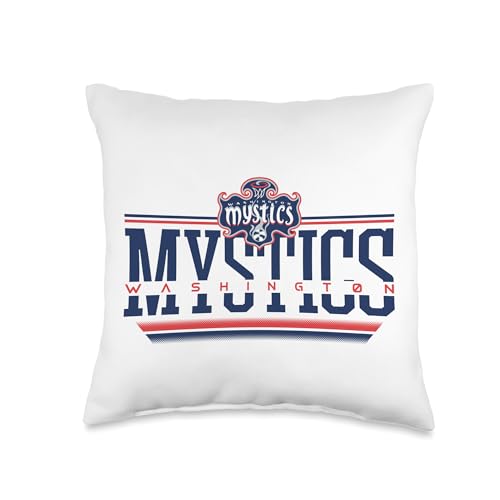 WNBA Washington Mystics Over the Top Throw Pillow