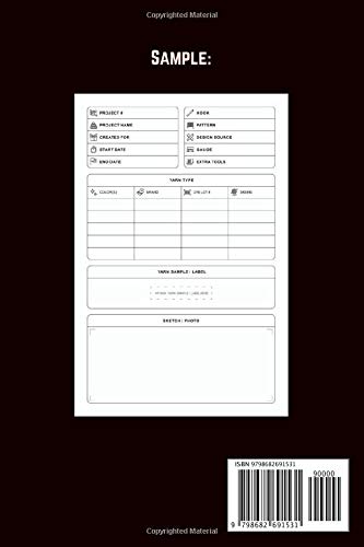 Crocheting Log Book: Funny Crocheting Project Planner Notebook & Crocheters Journal - Keep Track of Patterns, Yarns, Hooks, & Designs - Crochet Gifts for Crochet Lovers Women Men image 3