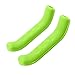 Antiskid Brake Lever Covers for Mountain and Road for Bike Nonslip TPR Handle Grips, ShockAbsorbing Brake Protectors (Pair, Assorted Colors)(Green)