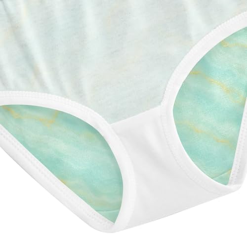 Joisal Durable Toddler Underwear Floral 2t Cotton Panties Little Girl Chic Pastel Green Teal Briefs Underpants 5