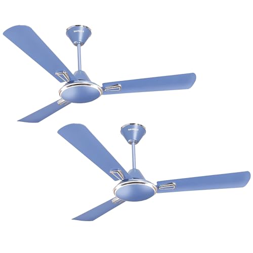 Havells 1200mm Festiva ES Ceiling Fan | Premium Finish, Decorative Fan, Elegant Looks, High Air Delivery, Energy Saving, 100% Pure Copper Motor | 2 Ye
