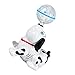 Toddmomy Canto Danza Cane Giocattolo Elettrico Giocattolo Musicale Cucciolo Robot A Piedi di Rotazione Giocattolo per Bambini Interactive Intelligente Giocattolo Educativo per Il Bambino