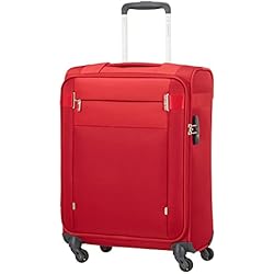 Maletas Samsonite Samsonite Citybeat, Equipaje de mano Unisex adulto, Rojo (Red), Spinner S (55 cm - 42 L)