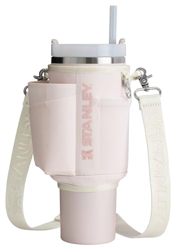 Image of STANLEY All Day Quencher Carry All for 40 oz Tumbler with Handle | Crossbody Bag with Phone Holder Pocket, Card Sleeve & Detachable Strap | Water Bottle Carrier Bag | BPA-Free |