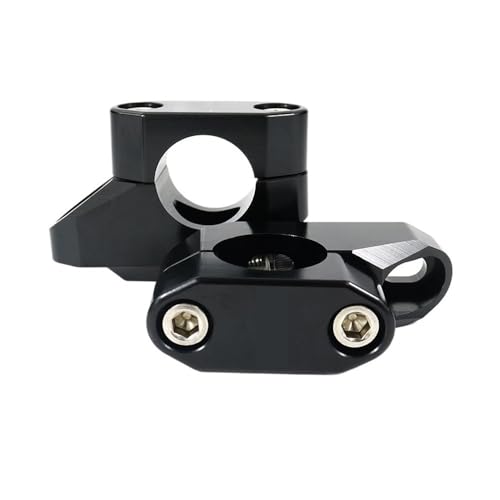 Pontets de guidon noirs 28mm en aluminium CNC pour Suzuki GSX et GX
