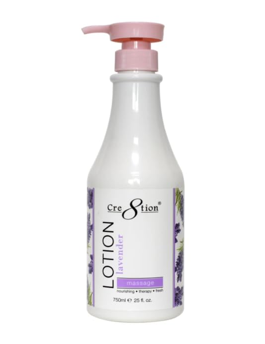 Creation Lavender Spa Hand & Body Lotion - Non-Sticky lotion - Nourishing Skin Lotion Moisturizer Sensitive Skin From Dryness, Cracked and Flaking Nourishing Skin Lotion 750ml / 25 fl oz